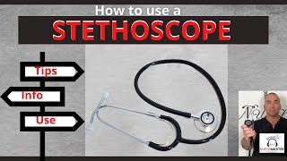 How to use a Stethoscope Tips and Information for New Nurses amp Nursing Students  Nursing school [upl. by Mchale570]