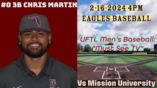 Game 1 2162024 UFTL Baseball Hosts Mission University [upl. by Eremahs]