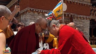 Rinchen Terdzo Empowerment Kyabje Dzongsar Khentsey Rinpoche Visited  Himalayan Buddhist Monks [upl. by Animrelliug822]