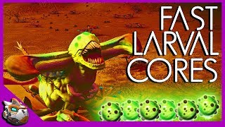 Farming Larval Cores  No Mans Sky 2019 [upl. by Anikram]