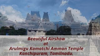 Airshow by doves at Arulmigu Kamatchi Amman Temple Kanchipuram Tamilnadu [upl. by Eened]