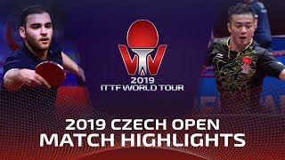 Zhu Linfeng vs Ioannis Sgouropoulos  2019 ITTF Czech Open Highlights Pre [upl. by Bolitho]