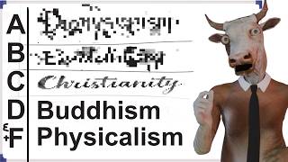 Worldview TierList Physicalism Buddhism Christanity  contains triggers Psychopathic cow [upl. by Sabanrab659]