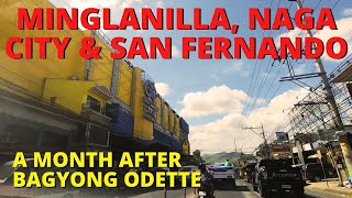 Cebu On The Road  Minglanilla Naga City San Fernando  A Month After Typhoon Odette [upl. by Simmonds]