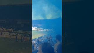 Dundee Fc vs Kilmarnock Players walk out with pyro 18524 [upl. by Adnolat]