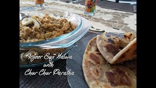 Anjeer Suji Halwa  Chur Chur Paratha  Winter Special [upl. by Ardnazil]