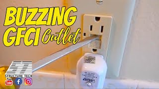 Buzzing GFCI outlet Arden Hills Home Inspection [upl. by Kadner]