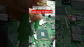 Como trocar o processador do notebook Acer Aspire 43492839 Upgrade intelcpu [upl. by Courtland]