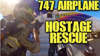 DesertFox Airsoft Boeing 747 Hostage Rescue Lions Claw Tactical Challenge [upl. by Trebuh]