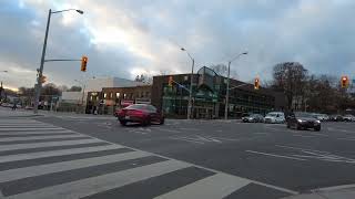 Eglinton West intersection Bathurst Road Toronto [upl. by Ojahtnamas]