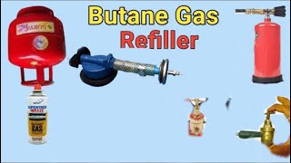 How to refill butane gas can at home with kitchen LPG GAS cylinder refill gascan lpggascylinder 🤩 [upl. by Patrice]