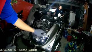 DIY  How to remove front cowling cover of Yamaha Nmax [upl. by Jacinda]