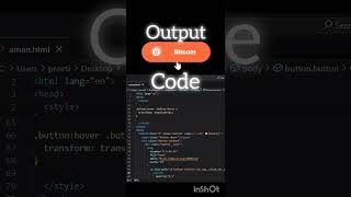 Button animation in HTML CSS part 42 coding html css [upl. by Nnylaf]