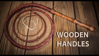 Making a Bullwhip With a Wooden Handle  VIDEO FOR IMPROVED METHOD COMING SOON [upl. by Carla253]