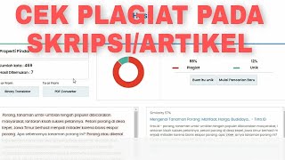 CARA CEK PLAGIASI TANPA APLIKASI HASIL AKURAT TERBARU 2021 CEK PLAGIAT PADA SKRIPSI [upl. by Kcod]