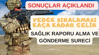 JANDARMA UZMAN ERBAŞ YEDEK SIRALAMASI KAÇA KADAR GELİR  SAĞLIK RAPORU SÜRECİ NASIL İLERLİYOR [upl. by Alliuqat]