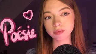 ASMR FR  Chuchotement proche du micro 🌷✨la crème de la poésie française  french poetry [upl. by Aneleiram]