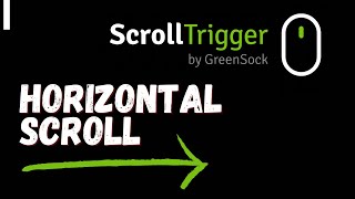 How To Add Horizontal Scroll To Your Website Using GSAP ScrollTrigger [upl. by Noirrad590]