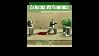 GTA San Andreas  Aztecas Vs Families  GTA San Andreas Gangs Showdown shorts [upl. by Esinrahs766]