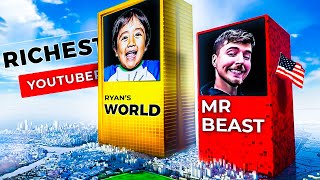 💲TOP Richest Youtube Stars 2024 ►3D [upl. by Starlin]