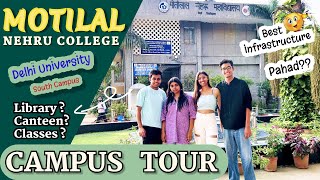 Motilal Nehru Campus Tour  Delhi University South Campus  MLNC College [upl. by Mellar168]