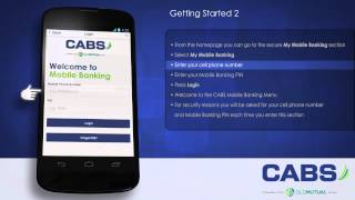 Getting Started with CABS Mobile Banking App  Part 2 [upl. by Rehm]