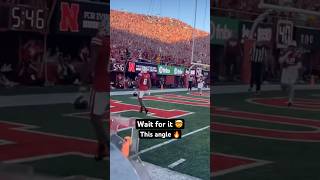 This ANGLE of Nebraska’s Pick6 vs Colorado 🤯🔥 collegefootball colorado cfb shorts nfl [upl. by Lekram691]