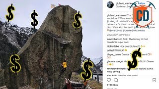 Nalle Hukkataival Climbs Worlds Most Expensive Boulder  Climbing Daily Ep1156 [upl. by Johnny]