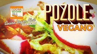 Pozole rojo vegano  Cocina Vegan Fácil Reeditado [upl. by Davy]