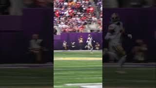 JUSTIN JEFFERSON 97YARD TOUCHDOWN 😮‍💨  📺 CBS [upl. by Ellenig]