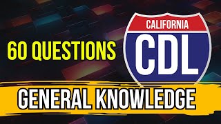 California CDL General Knowledge Questions and Answers 2024 CA DMV Permit Practice Written Test [upl. by Jackson]