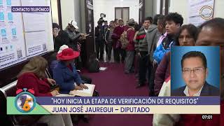 Esta jornada inicia la etapa de verificación de requisitos de los 715 postulantes a las judiciales [upl. by Oikim169]