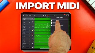 How To Import MIDI files into GarageBand for iOS [upl. by Dunn]