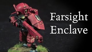 How to paint Tau Farsight Enclaves Fire Warrior [upl. by Aduh]