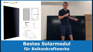 Die besten amp schönsten Solarmodule für Balkonkraftwerke  410Wp ALLBLACK Shingled Solar Modul [upl. by Aurthur881]