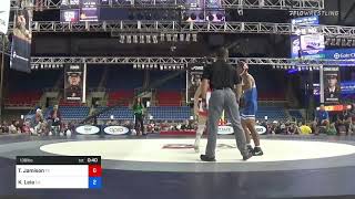 138 Lbs Semifinal  Tagen Jamison Texas Vs Kimo Leia California Eb56 [upl. by Hayidan]