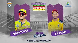 Shivansh Sports Vs Smh Karad  Ratnagiri Champions Trophy 2023 [upl. by Oahc]