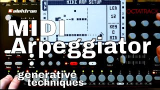 Octatrack MIDI Arpeggiator w Mutable Instruments Ambika [upl. by Carmina]