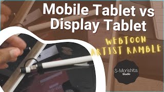 Advantage of a Standalone Drawing Tablet vs Display Tablets  Webtoon Artist Rambles [upl. by Cordy]