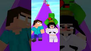 New ROMANTIC Kiss RUN Challenge  HEROBRINE and SADAKO [upl. by Oly]