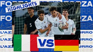 Highlights ItaliaGermania 11  Under 20 24 marzo 2022 [upl. by Florio632]