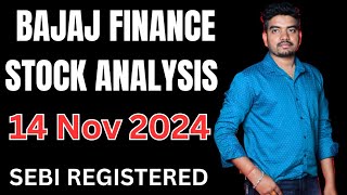 Bajaj Finance Stock Analysis 14 Nov  Bajaj Finance Share News  Share Market [upl. by Jany]