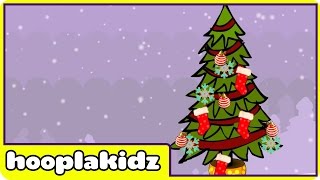 Decorate The Christmas Tree  Christmas Song  HooplaKidz [upl. by Rumery193]