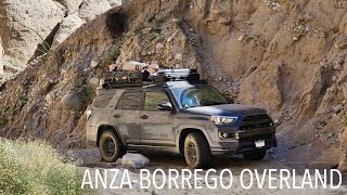 AnzaBorrego Overland  Offroading Hiking amp Dispersed Camping Limited 4Runner KimChuTV S2E8 [upl. by Nnaear]