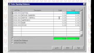 02Entering Open Balance [upl. by Nylirak]