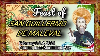 Feast of SAN GUILLERMO DE MALEVAL  Putatan Itaas Muntinlupa City  Viva San Guillermo [upl. by Adnorahc]