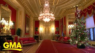 A look at a royal Christmas celebration at Windsor Castle [upl. by Buote]