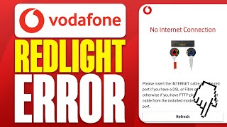 How To Fix Vodafone Broadband No Internet Connection Red Light Error [upl. by Irama619]