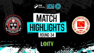 SSE Airtricity Mens Premier Division Round 34  Bohemians 02 St Patrick’s Athletic  Highlights [upl. by Eelitan23]