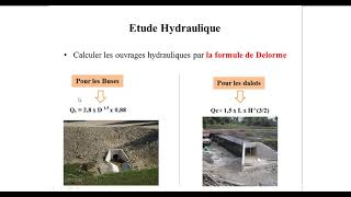 Etude hydrologique et hydraulique  calcul des débits et dimensionner les ouvrages hydrauliques [upl. by Eikciv]